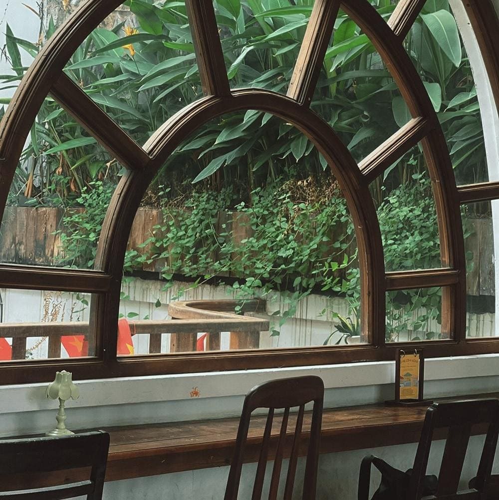 Một góc sống ảo cực chill tại Tiệm trà Mùa Hoa Nở